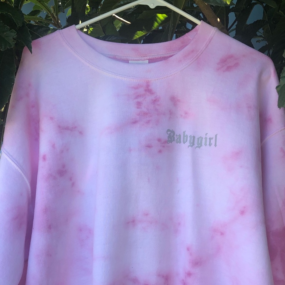 Babygirl tie dye sweater